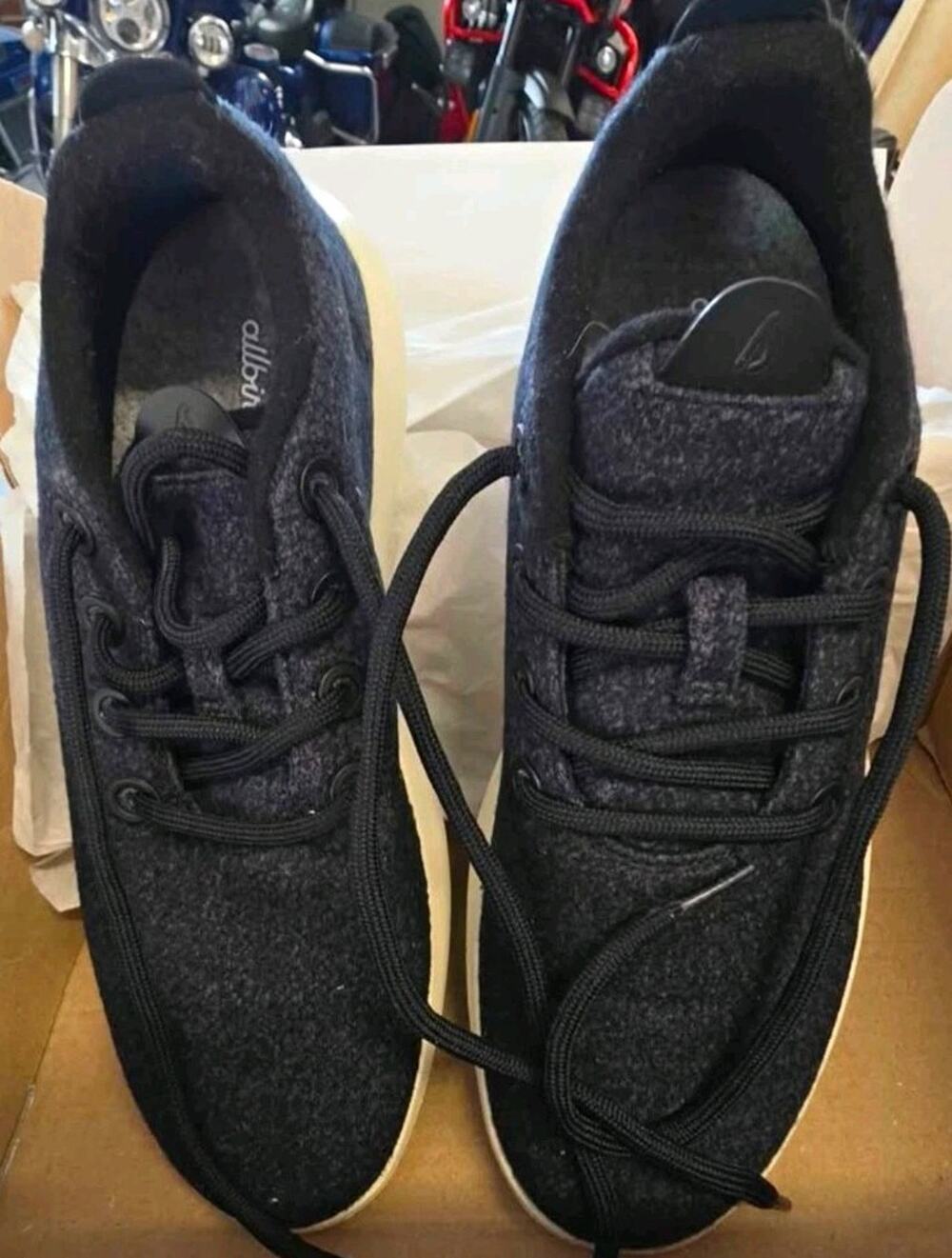 Brand New Allbirds Women's Wool Runners - Black - Size 11